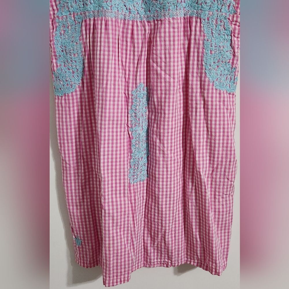 J. Marie embroidered lined slip on dress fits size M - Picture 2 of 7